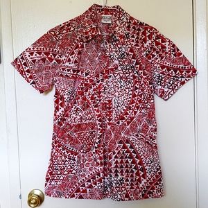 Gorgeous Red Unisex Hawaiian Shirt Size Small Never Worn